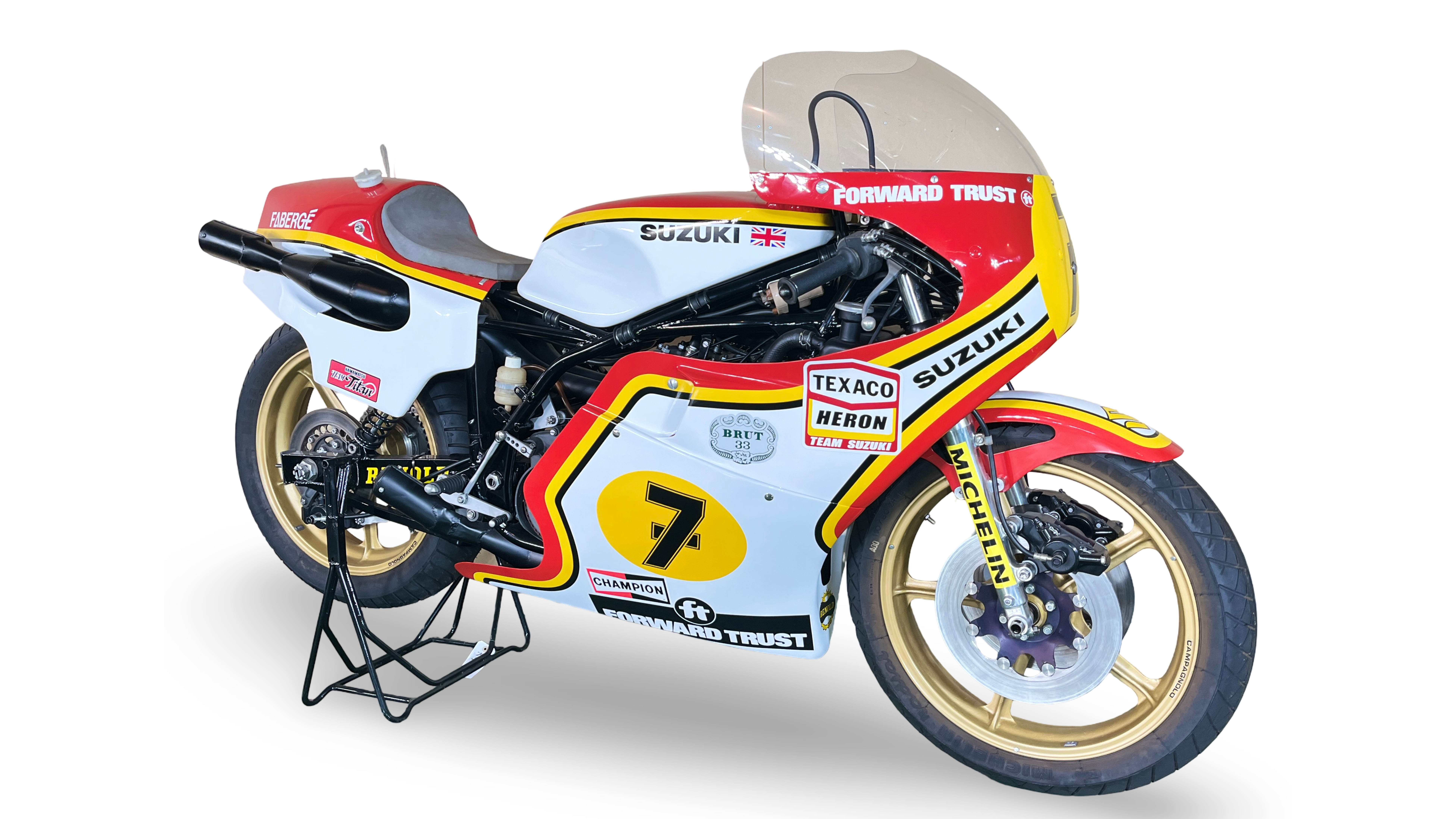 バイク SUZUKI This is Barry Sheene's 1977 World Championship-winning Suzuki… and